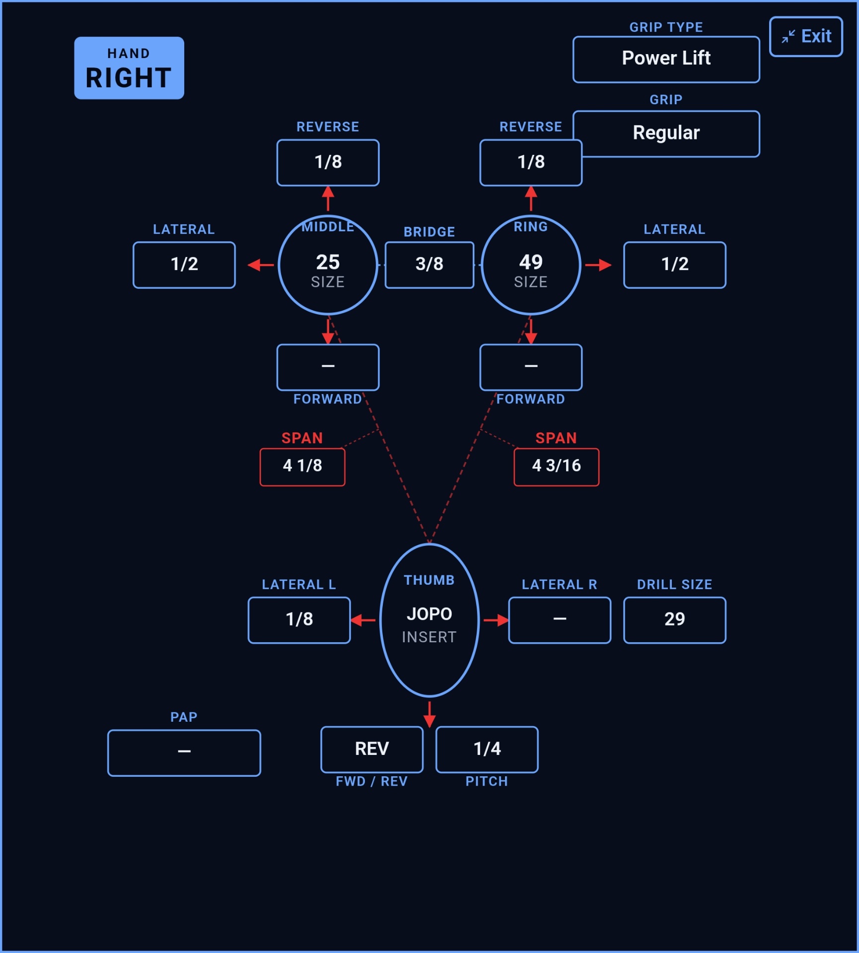 AI Drill Card Manager scan review screen with extracted pitches, spans, and flagged uncertain values.